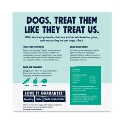 Air-Dried Dog Treats, Bison Tripe