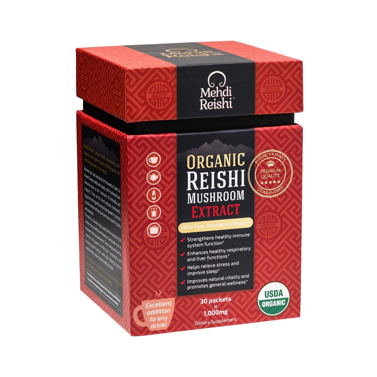 Mehdi Reishi Organic Reishi Mushroom Extract Thrive Market