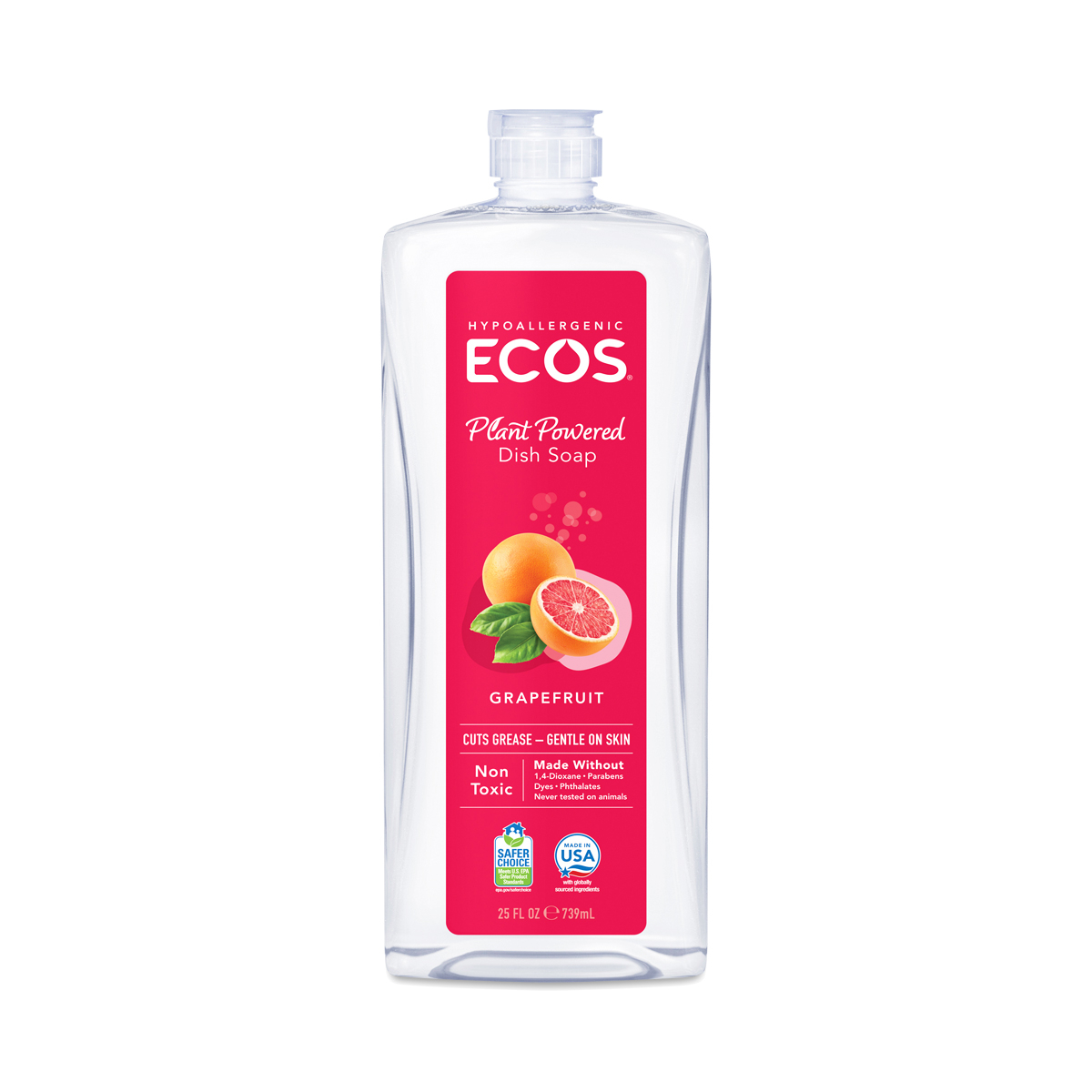 ECOS Grapefruit Hypoallergenic Dish Soap Thrive Market