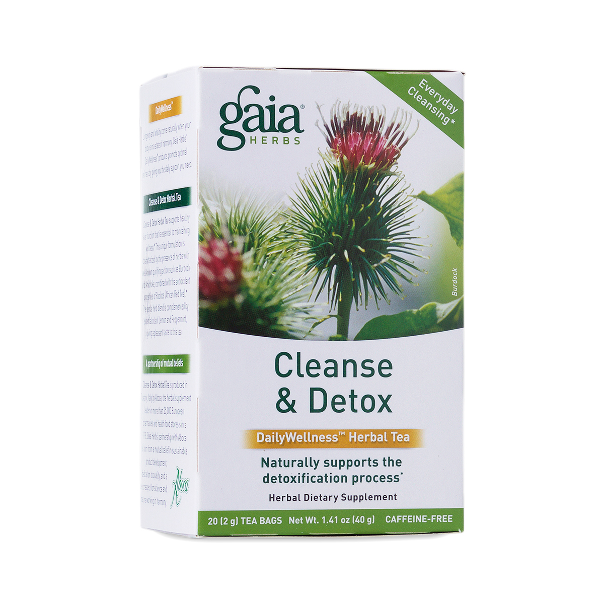 Gaia Herbs Cleanse & Detox Tea Thrive Market
