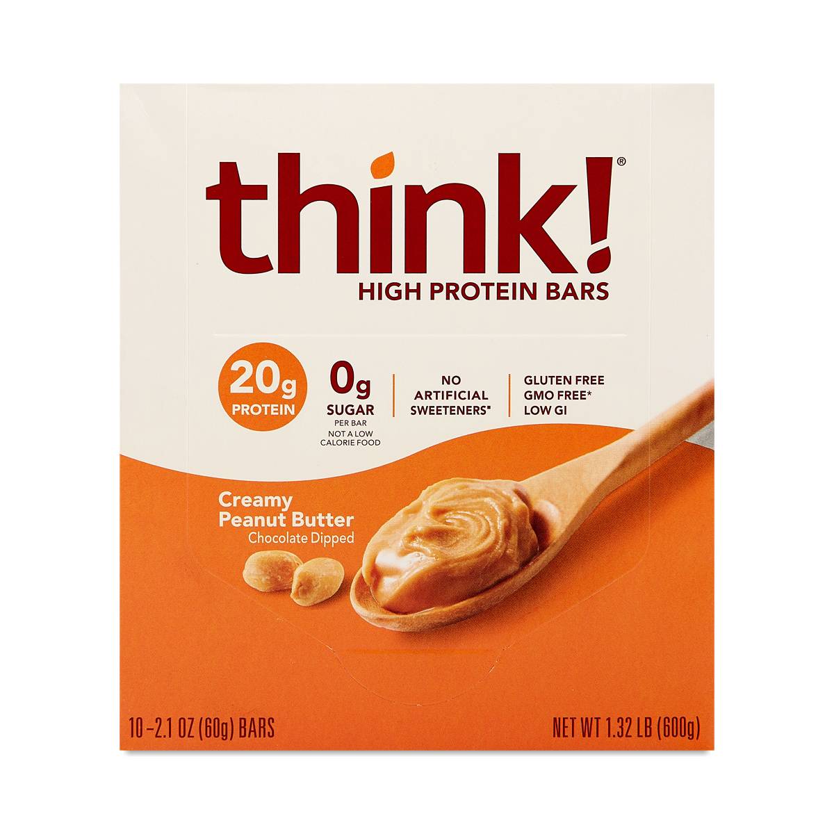 High Protein Bars, Creamy Peanut Butter