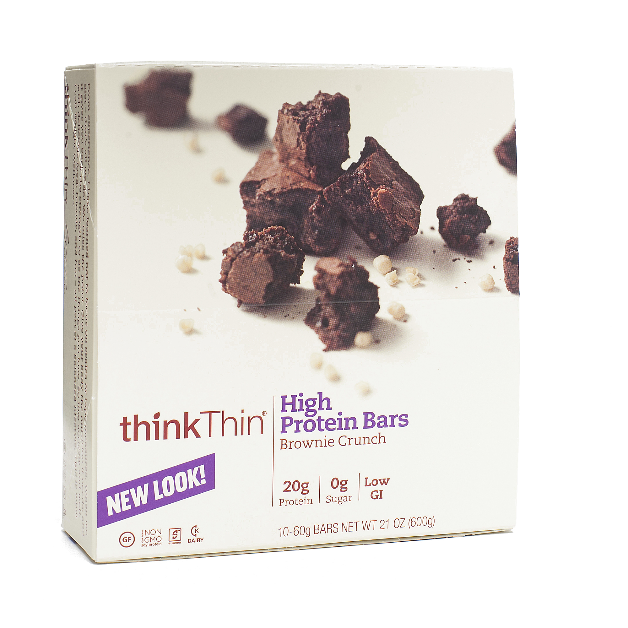 Brownie Crunch High Protein Bars by Think Thin Thrive Market