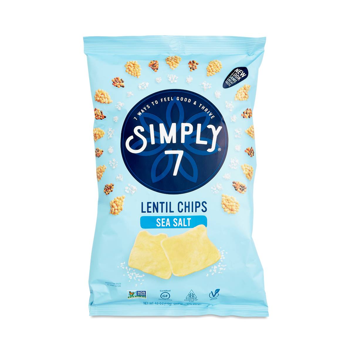 Sea Salt Lentil Chips by Simply 7 Thrive Market