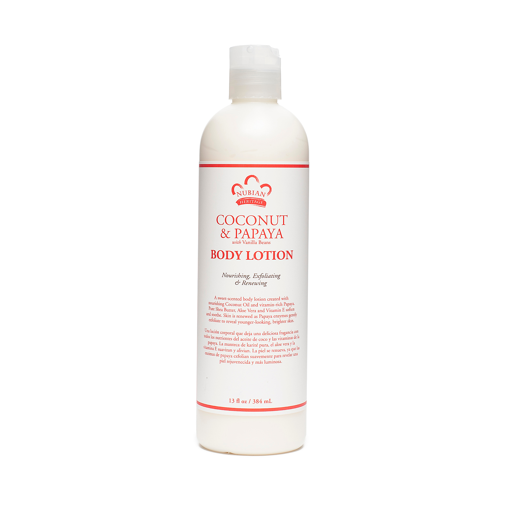 Coconut & Papaya Body Lotion by Nubian Heritage Thrive Market