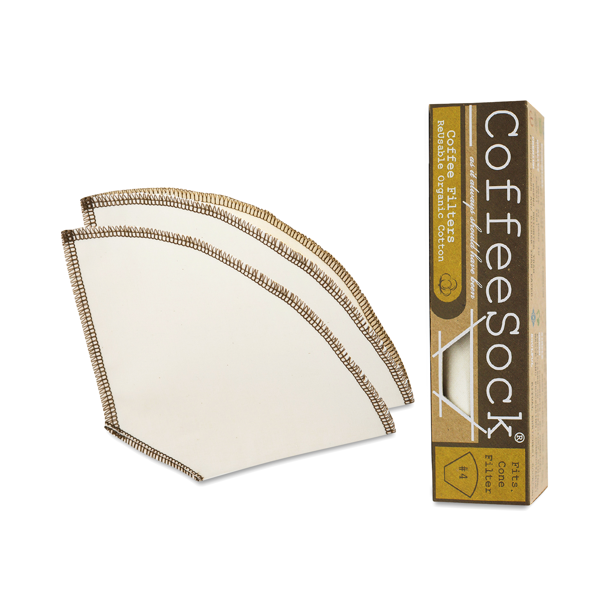 CoffeeSock Reusable Coffee Filter, Cone Drip 4 Thrive Market