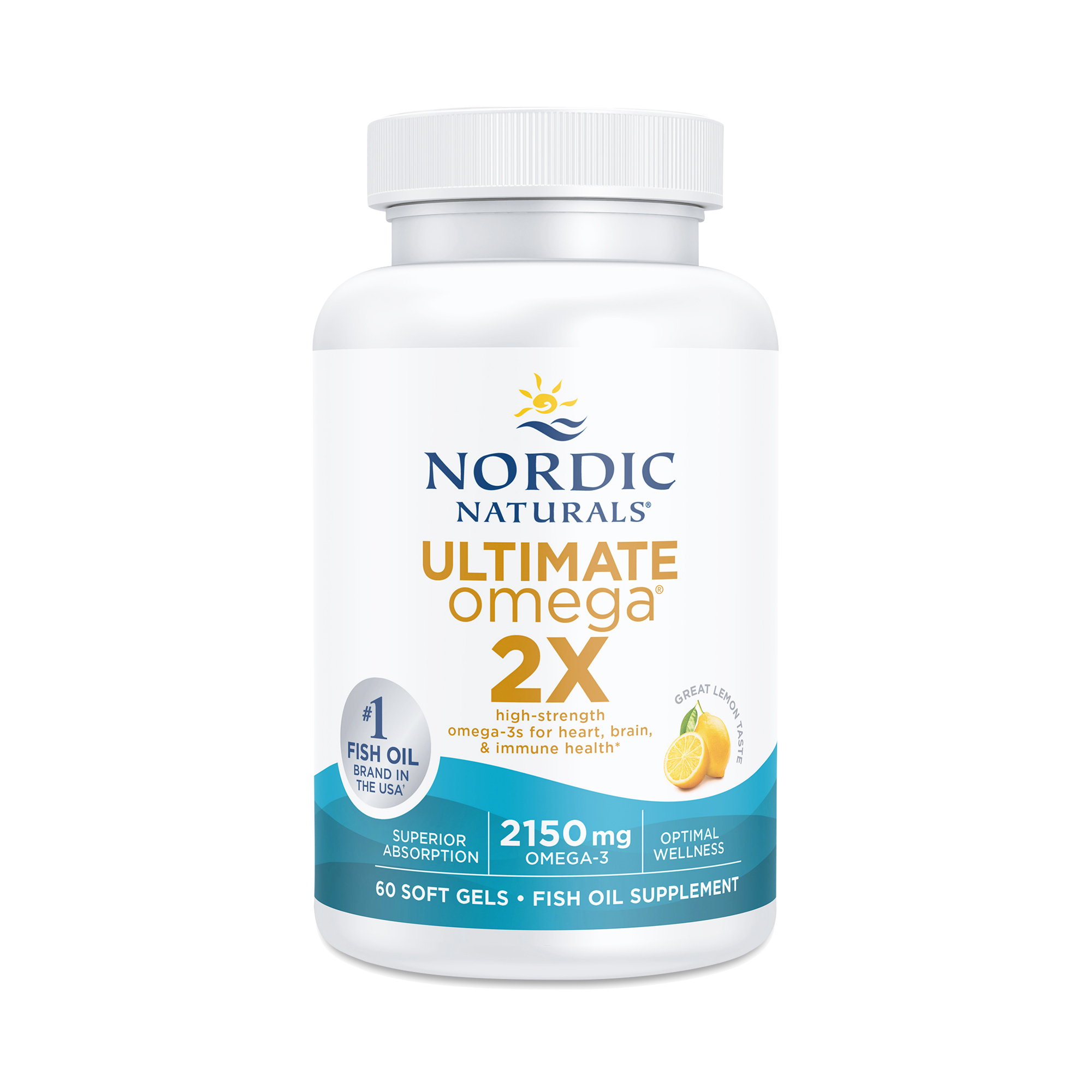 Lemon Ultimate Omega 2x by Nordic Naturals Thrive Market