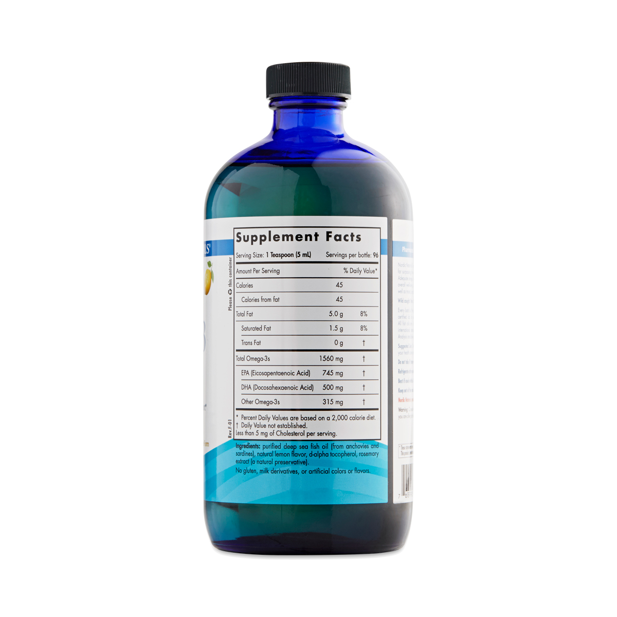 Liquid Omega 3, Lemon by Nordic Naturals Thrive Market