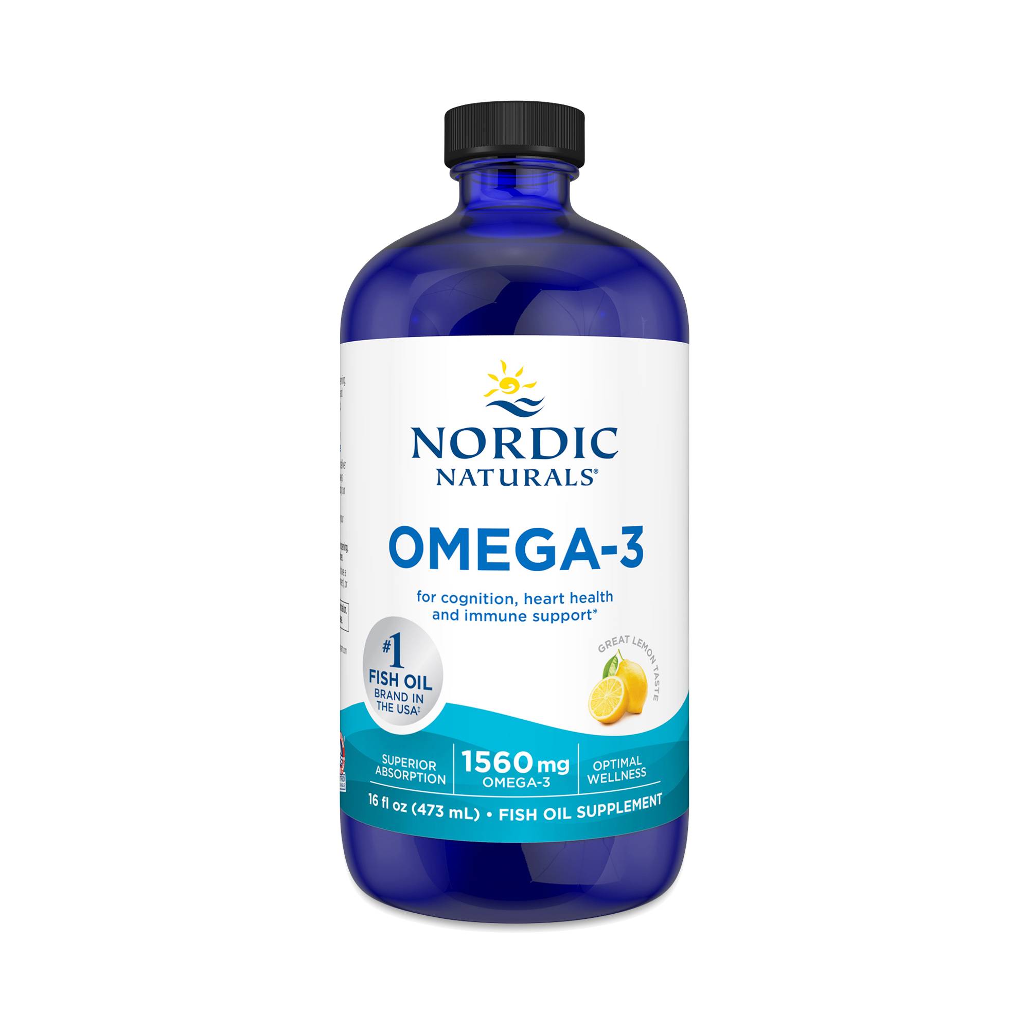 Liquid Omega 3, Lemon