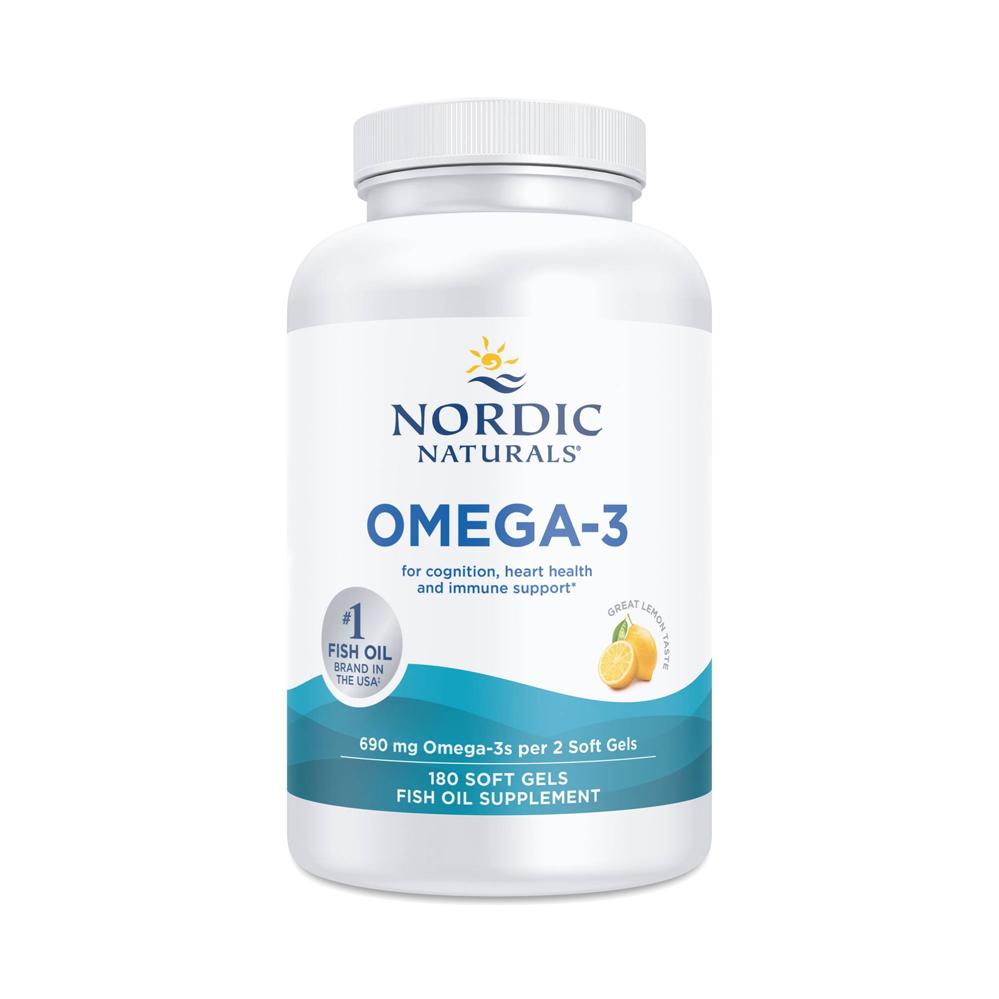 Omega-3, Lemon - Value Size
