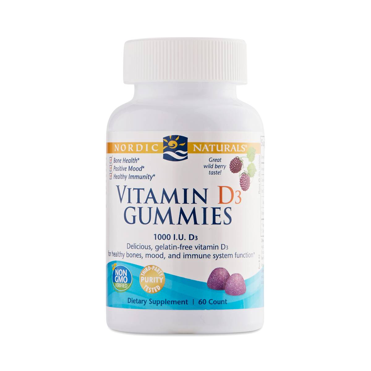Vitamin D3 Gummies, Wild Berry