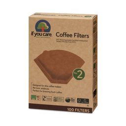 Compostable Coffee Filters, #2 Cone