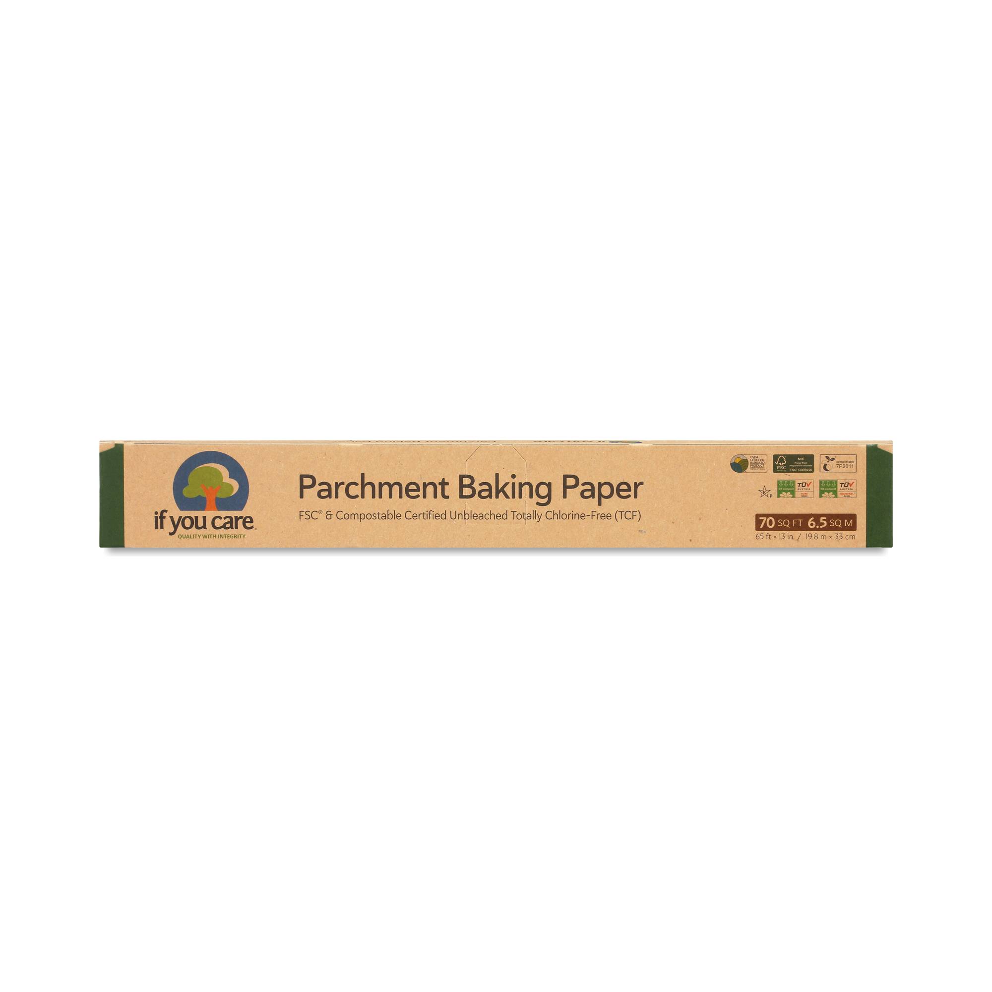 Unbleached Compostable Parchment Baking Paper