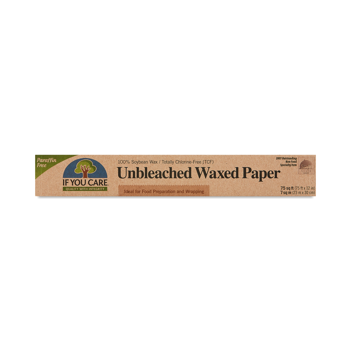 If you Care all Natural unbleached wax paper 75sqft (770009250255)