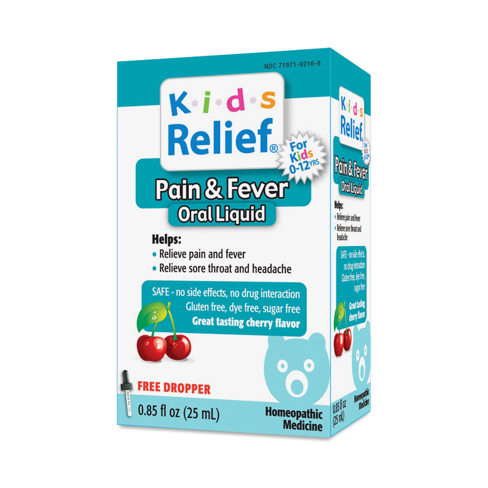 Kids Relief‚Ñ¢ Pain & Fever Oral Solution, Cherry