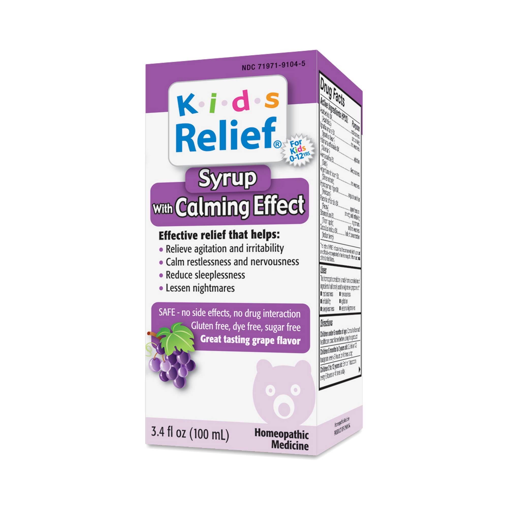 Kids Relief‚Ñ¢ Calming Syrup, Grape