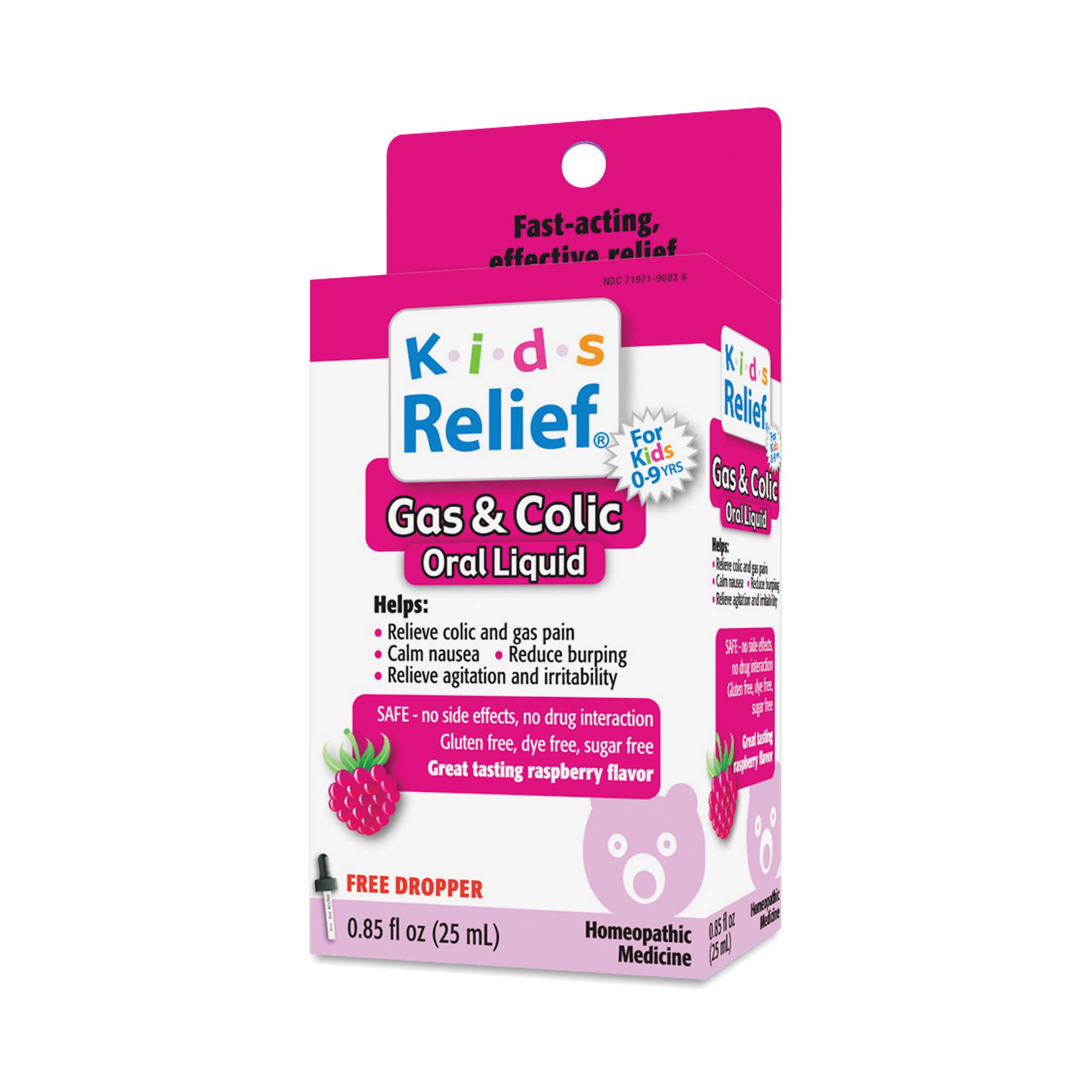 Kids Relief™ Gas & Colic Oral Solution, Raspberry