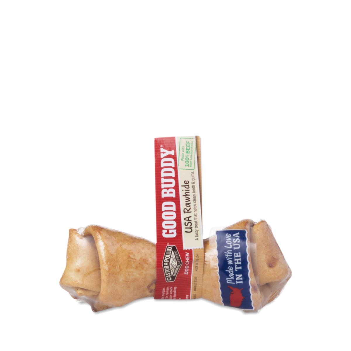 4 in. Good Buddy Rawhide Pressed Bone Thrive Market