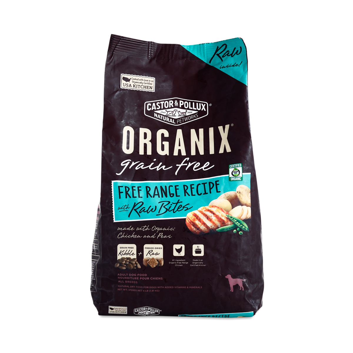 Organix Adult Dog Food with Raw Bites