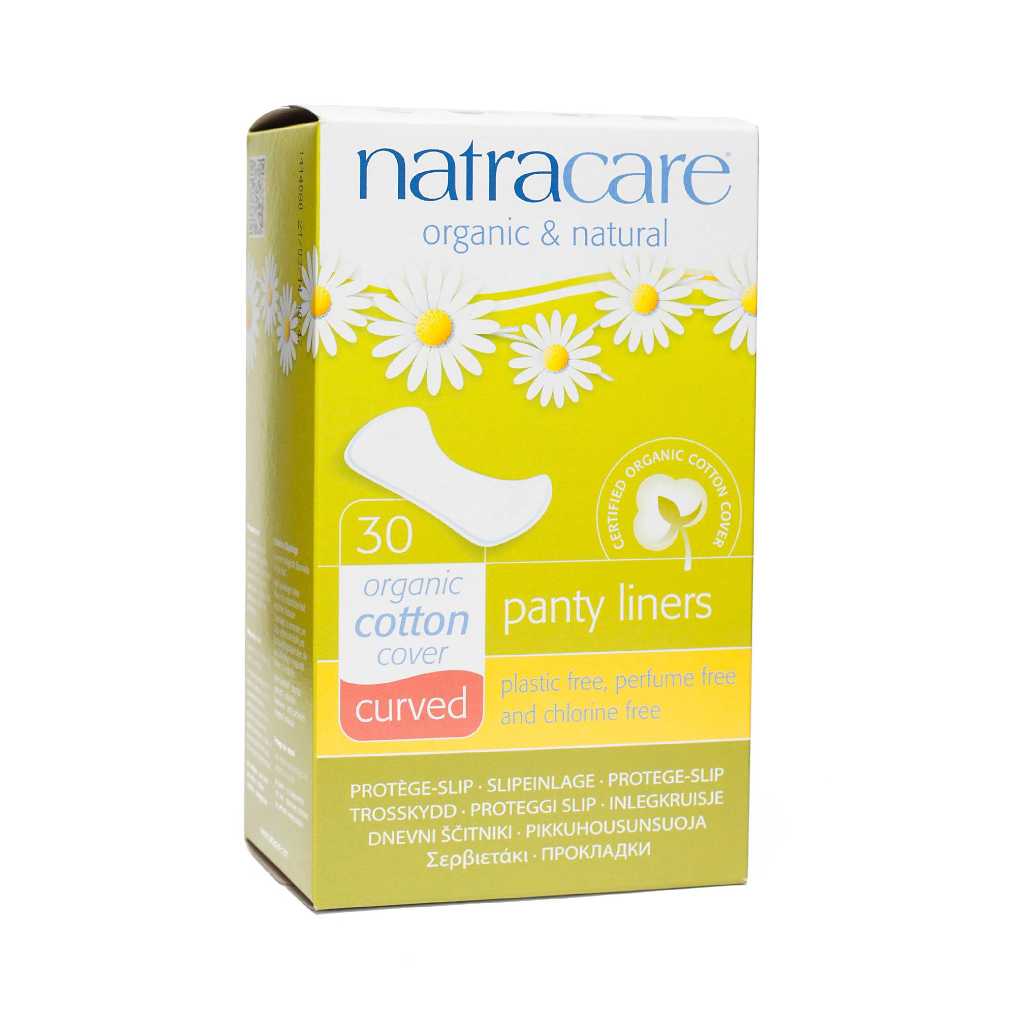 Curved Panty Liners by Natracare Thrive Market