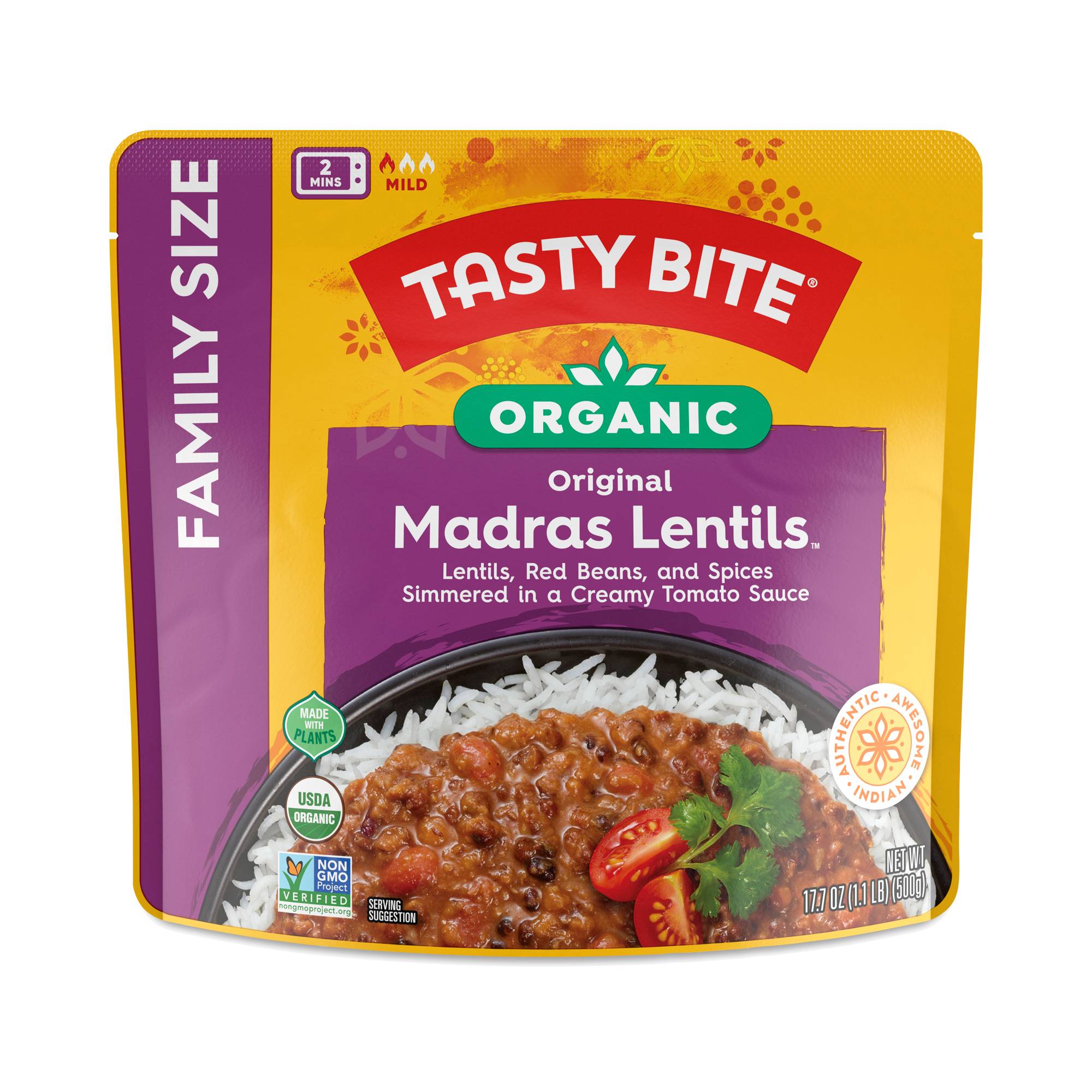 Organic Madras Lentils, Value Size