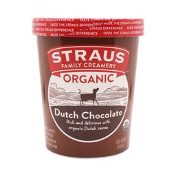 Organic Ice Cream Quart, Dutch Chocolate