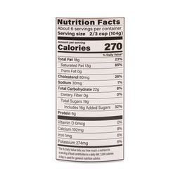 Organic Ice Cream Quart, Dutch Chocolate