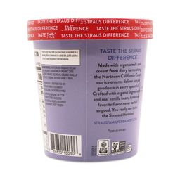 Organic Ice Cream Pint, Vanilla Bean