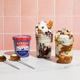 Organic Ice Cream Pint, Vanilla Bean