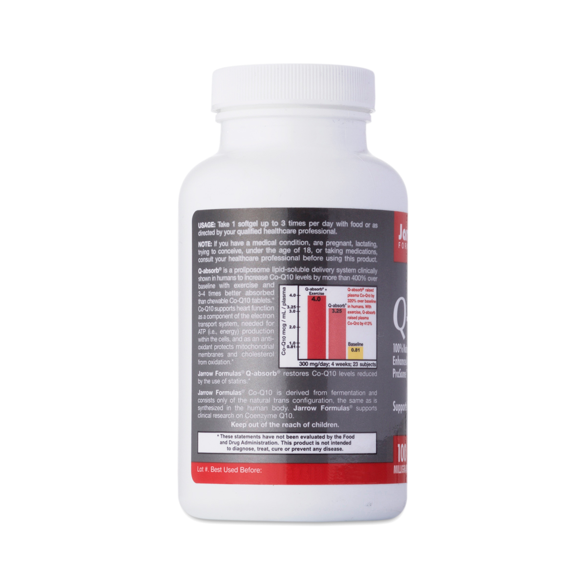 Qabsorb CoQ10 by Jarrow Formulas Thrive Market