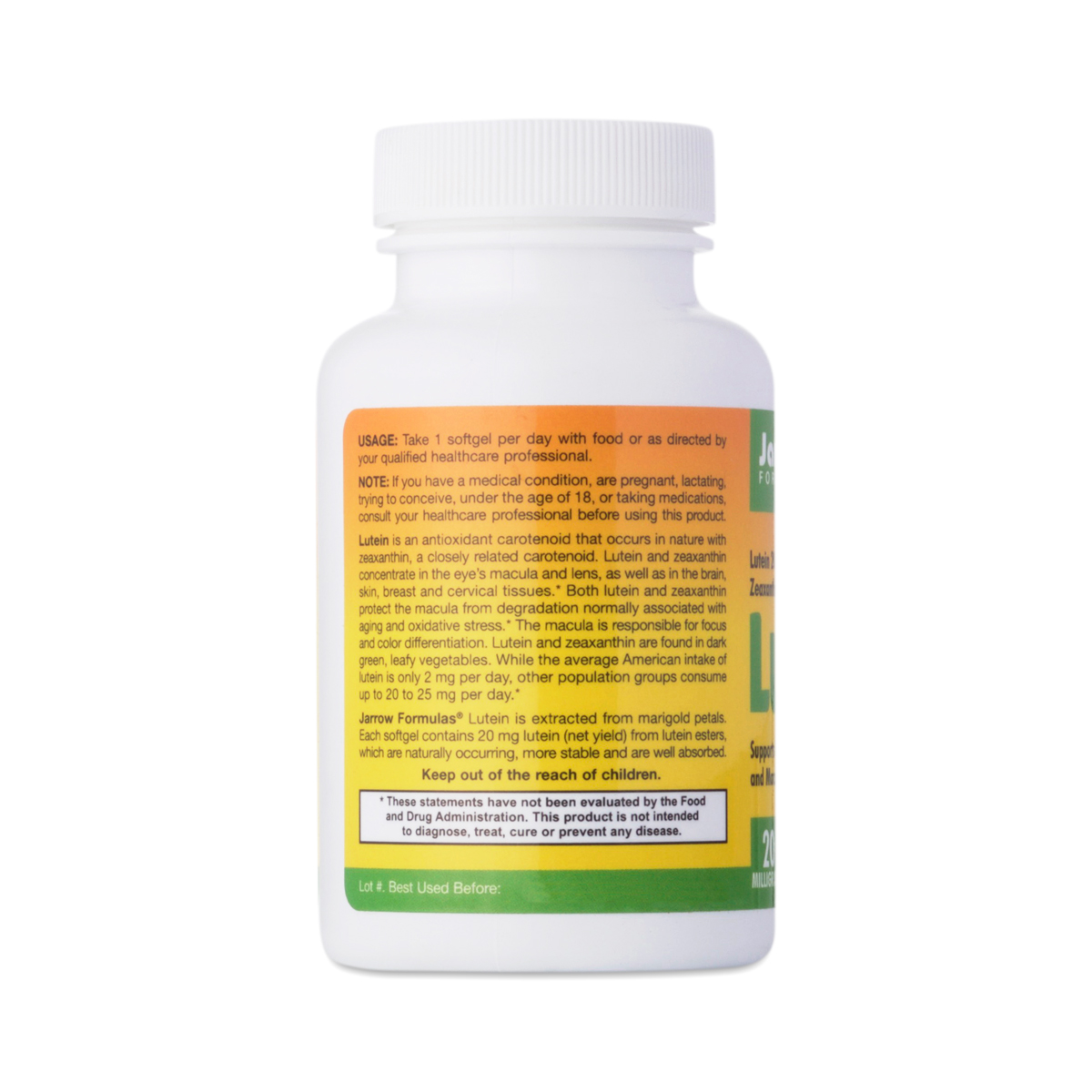 Lutein by Jarrow Formulas Thrive Market