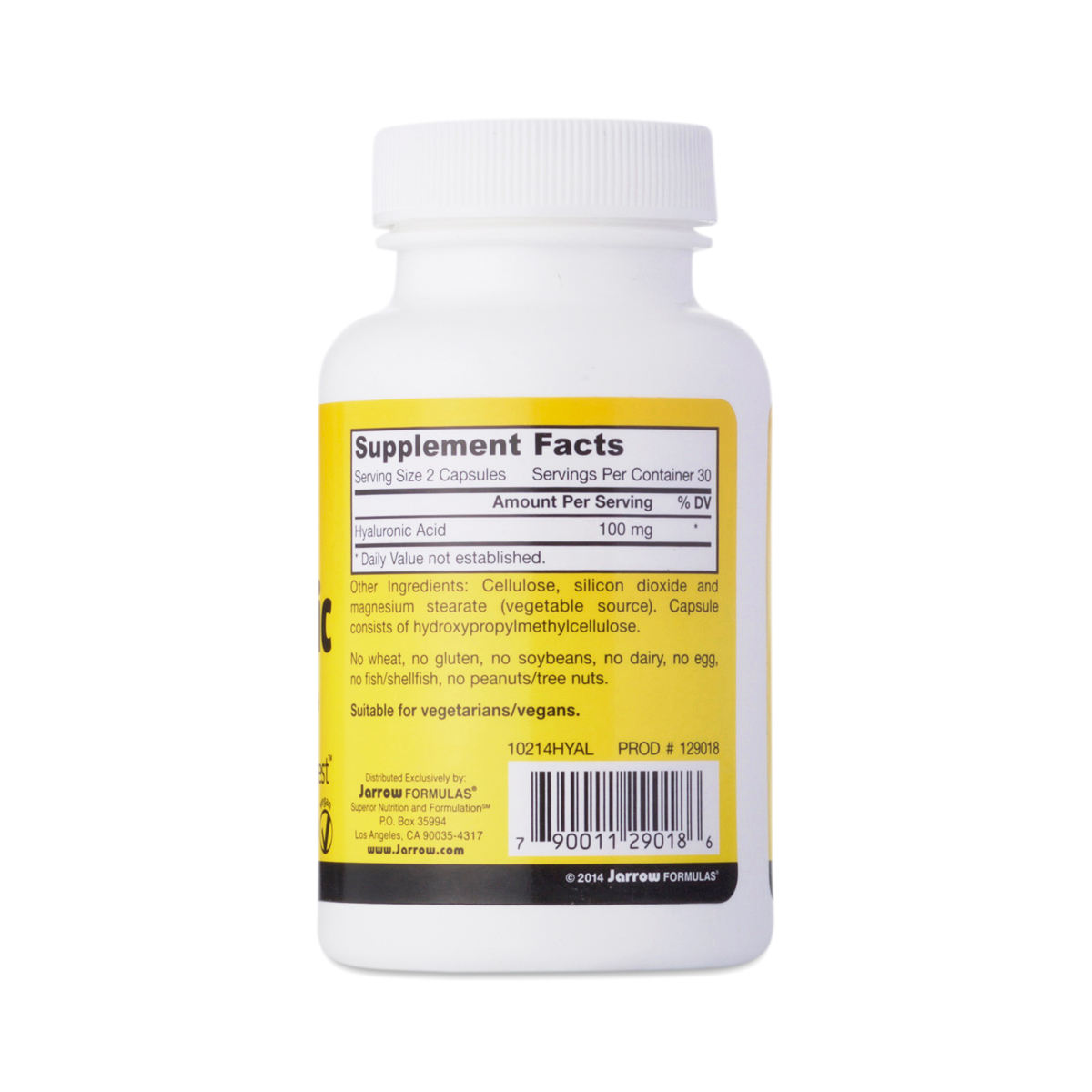 Hyaluronic Acid Capsules by Jarrow Formulas Thrive Market