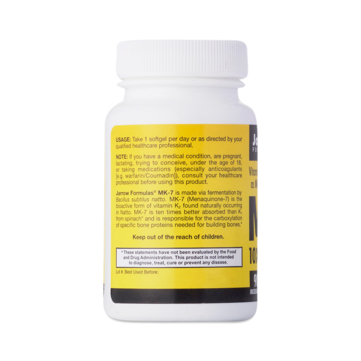 Vitamin K2 MK7 by Jarrow Formulas Thrive Market