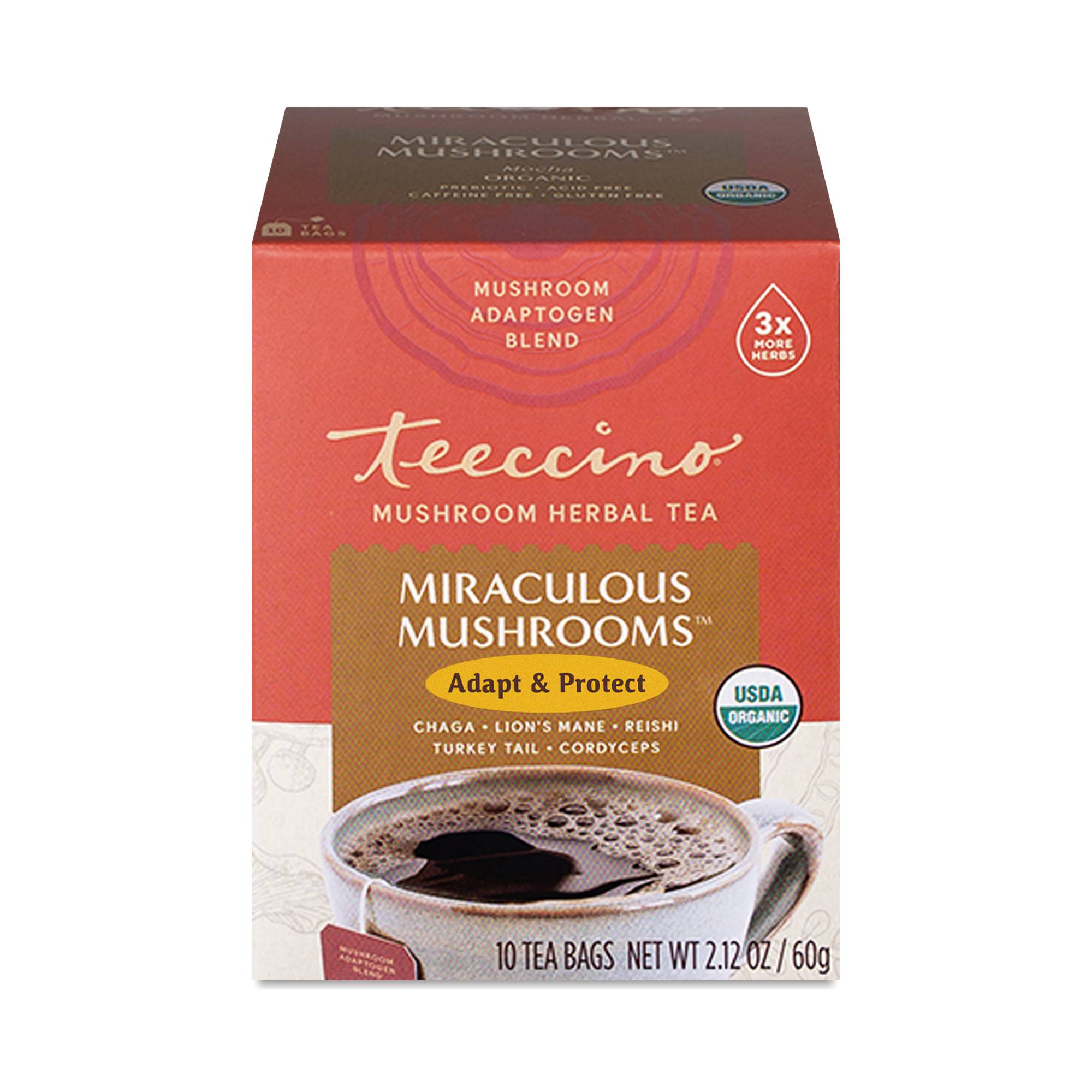 Mushroom Herbal Tea, Miraculous Mushrooms Adapt and Protect
