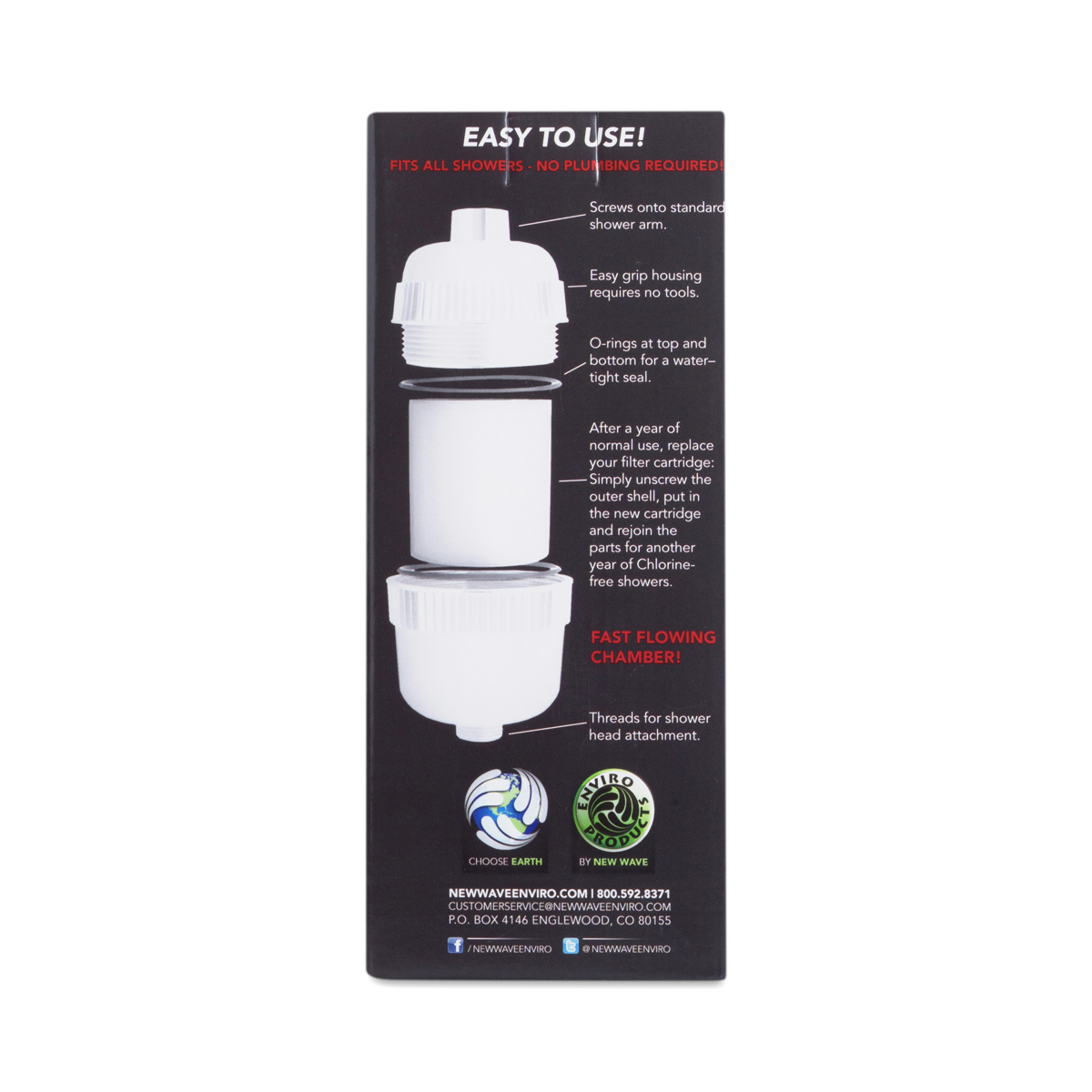 New Wave Enviro Premium Shower Filter System Thrive Market
