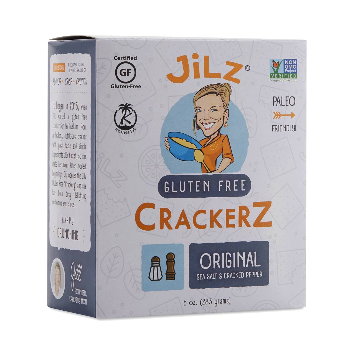 GlutenFree Pepper & Sea Salt Crackerz Thrive Market