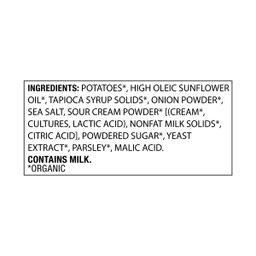 Organic Potato Chips, Sour Cream & Onion Rumbles