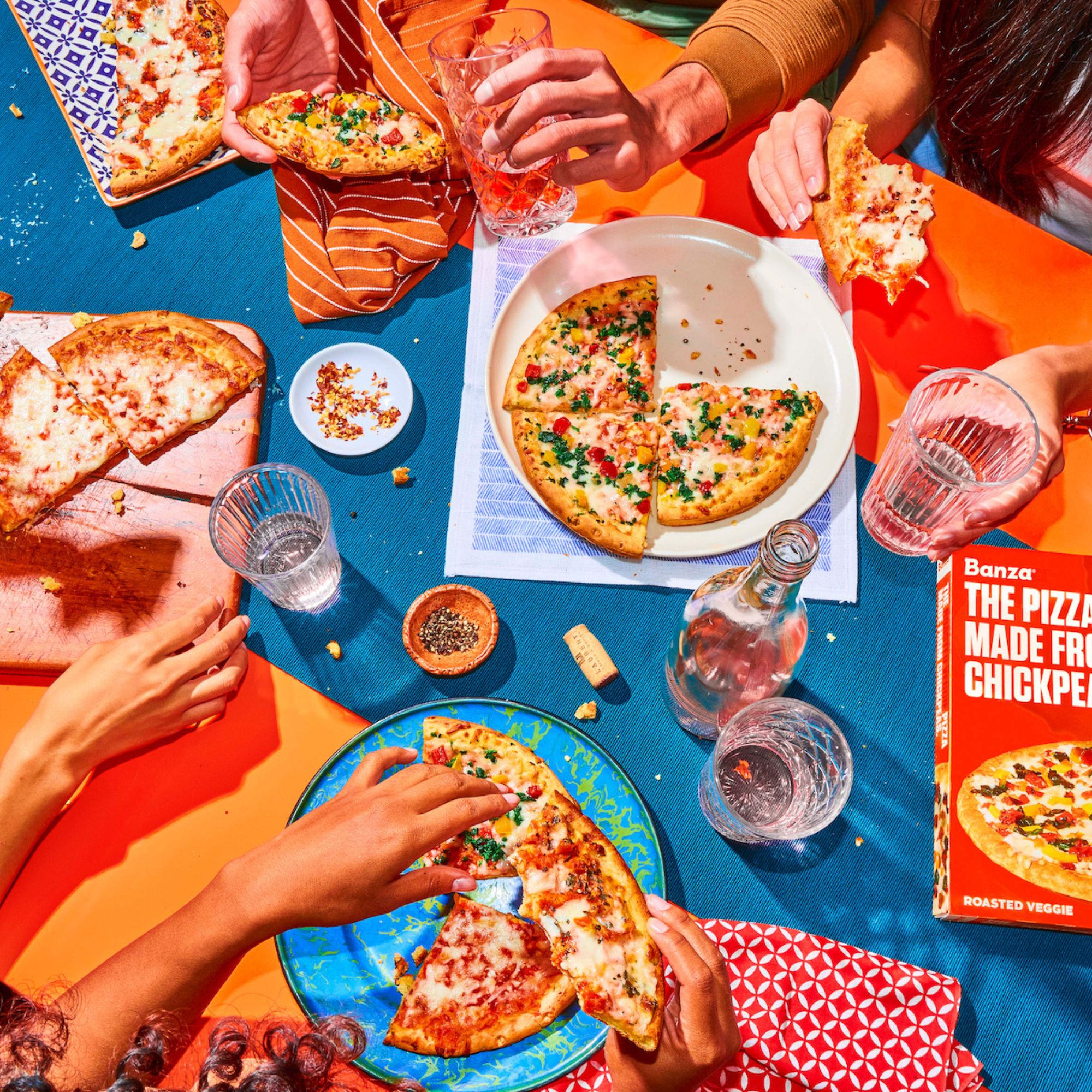 Banza Roasted Veggie Pizza | Thrive Market