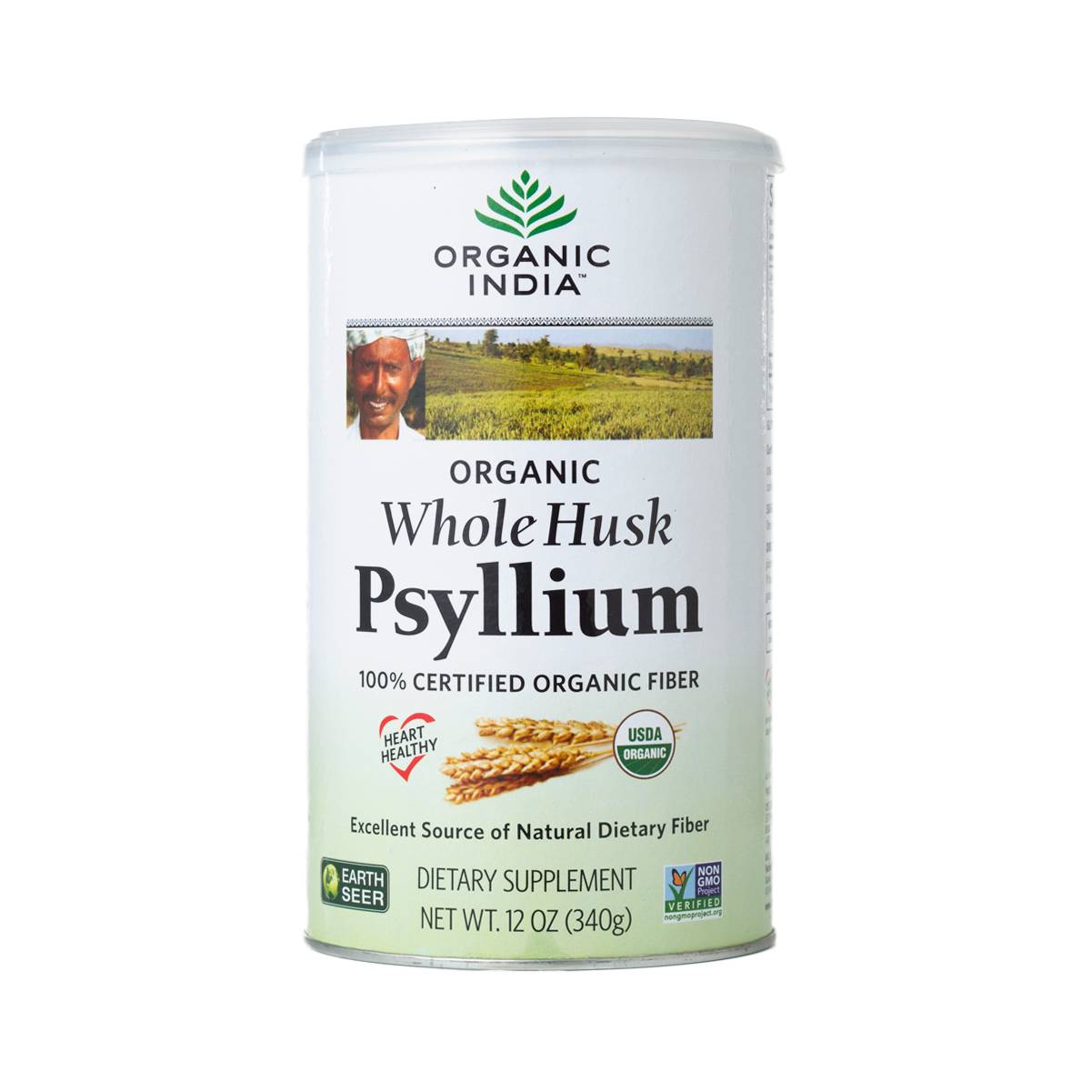 Organic Whole Husk Psyllium by Organic India Thrive Market