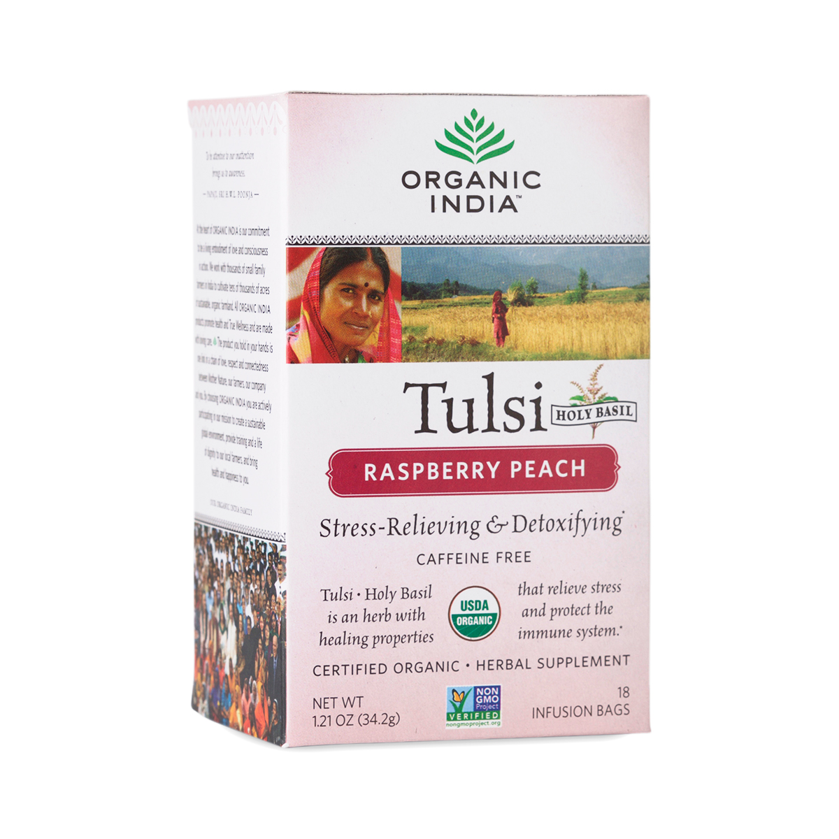 Tulsi Raspberry Peach Tea