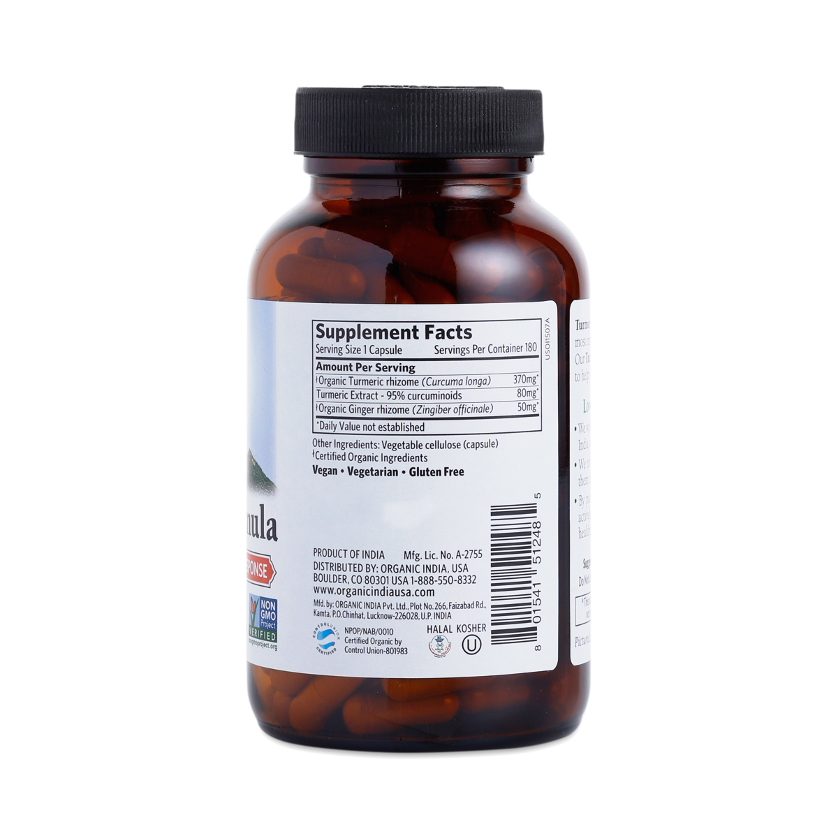 Turmeric Supplement by Organic India Thrive Market