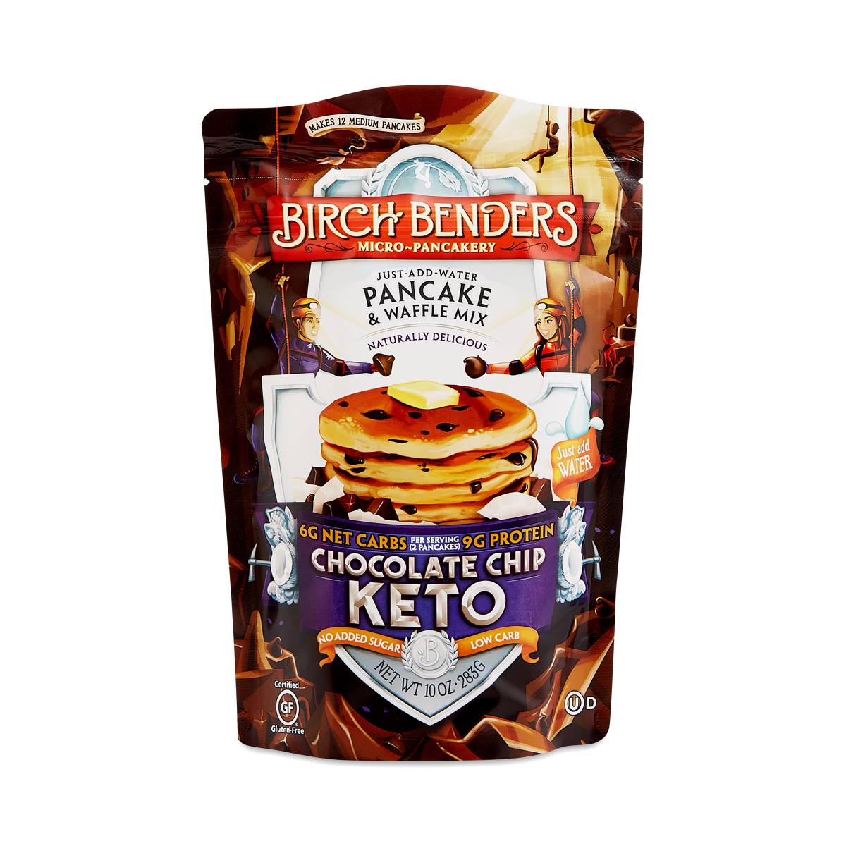 Birch Benders Keto Chocolate Chip Pancake & Waffle Mix Thrive Market