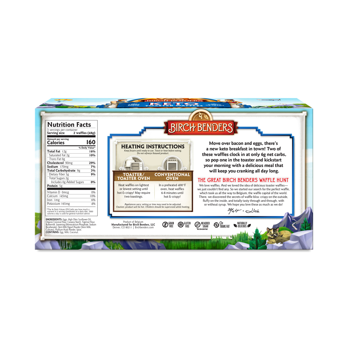 Birch Benders Keto Toaster Waffles Thrive Market