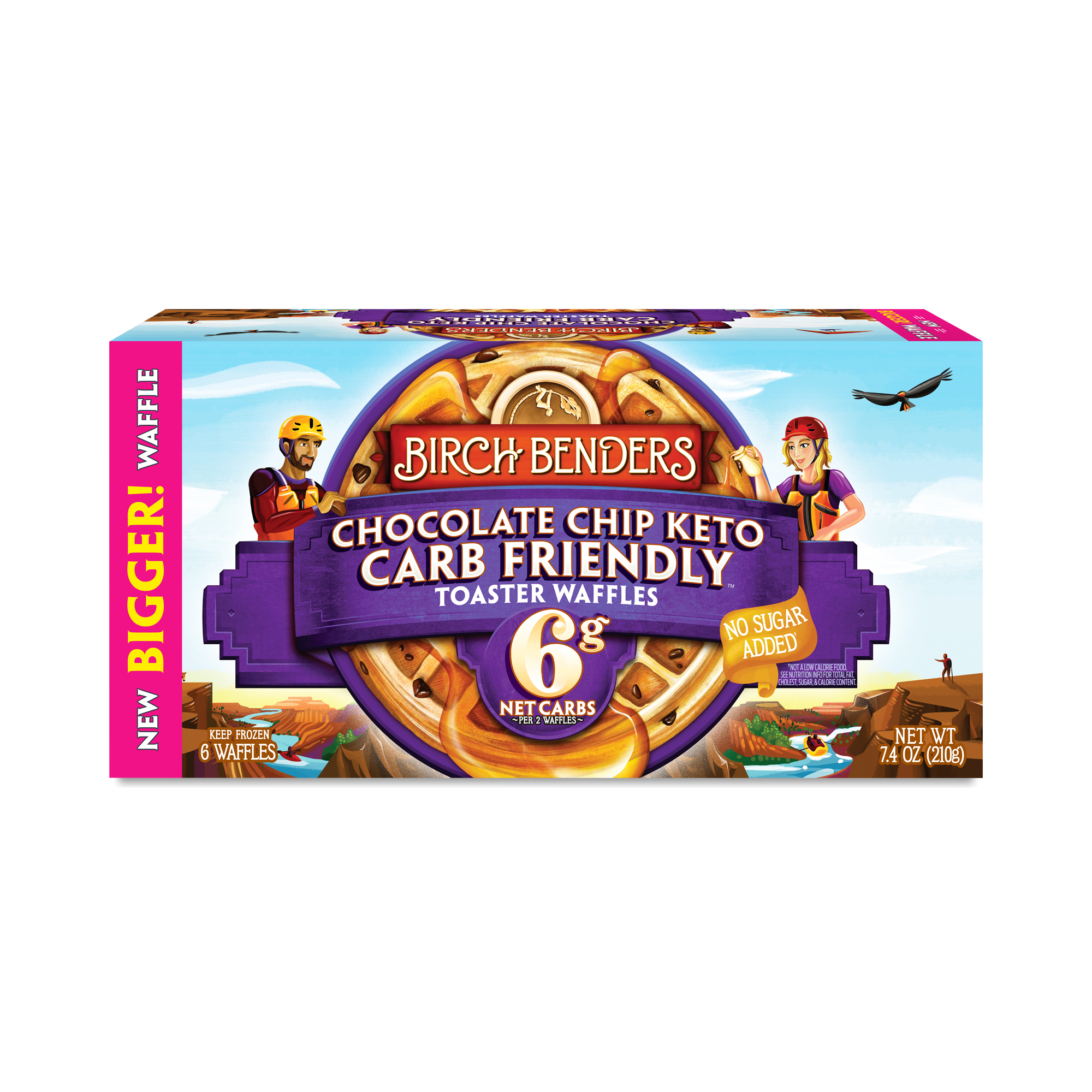 Birch Benders Keto Toaster Waffles, Chocolate Chip Thrive Market