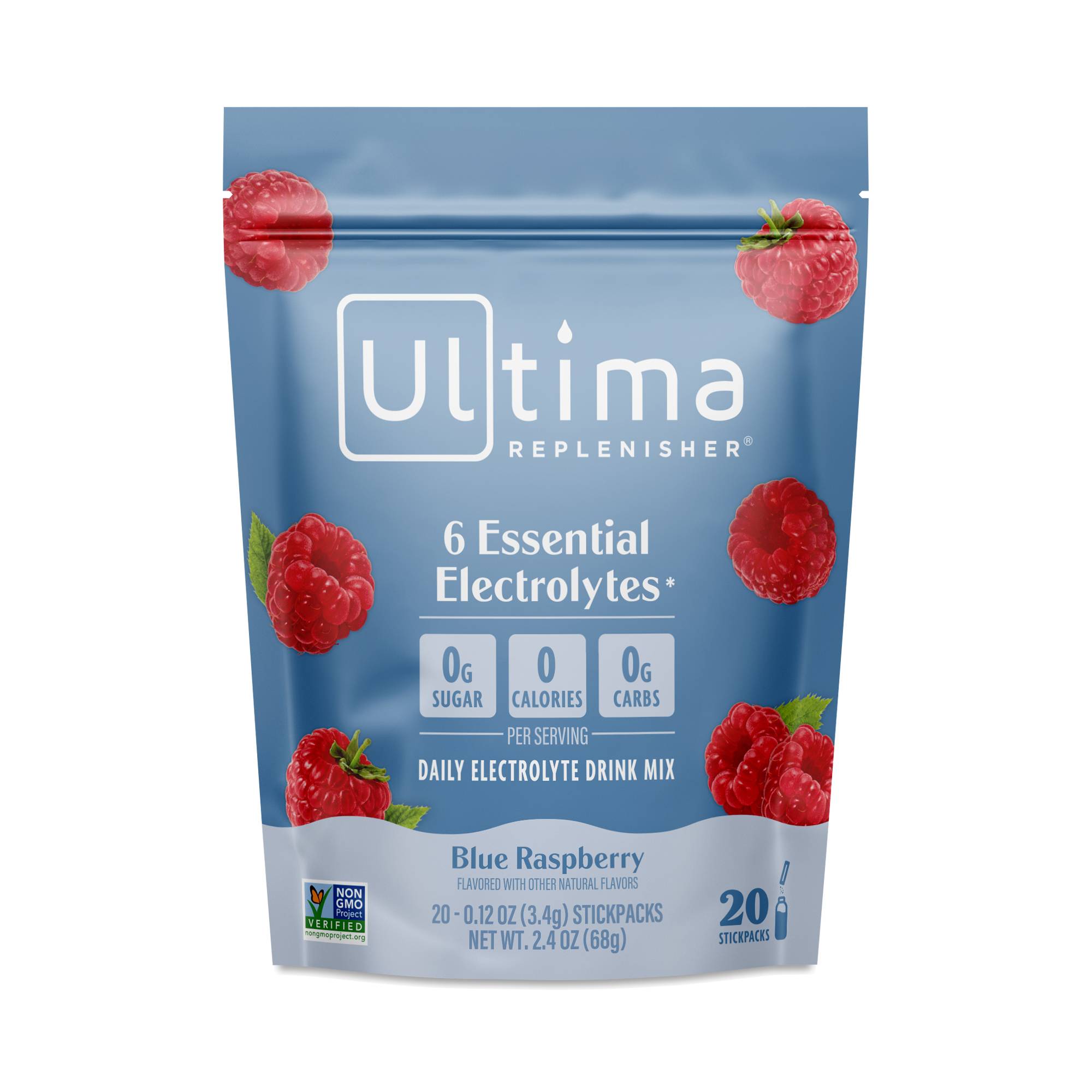 Replenisher Electrolyte Powder, Blue Raspberry