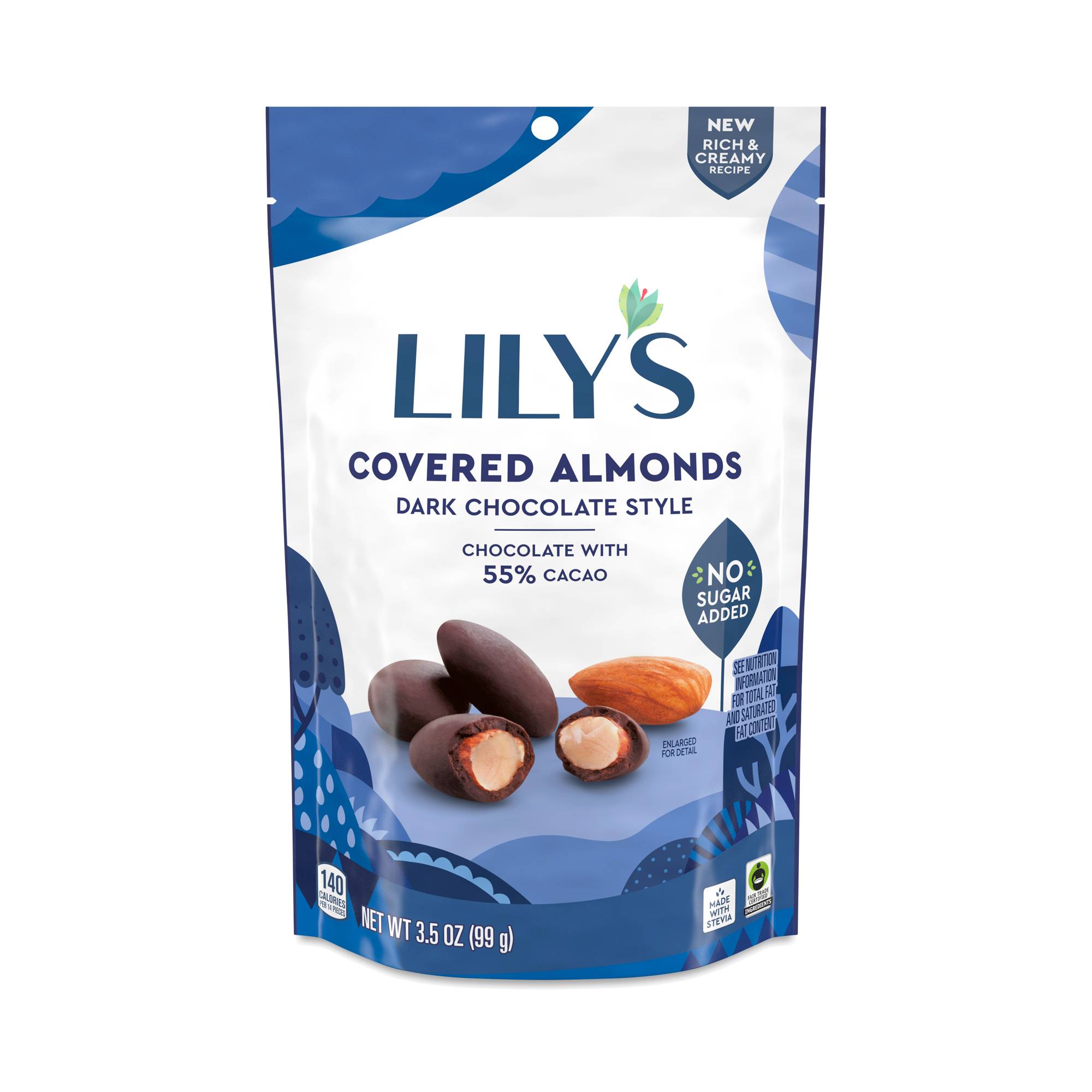 Covered Almonds Dark Chocolate Style, 55% Cacao