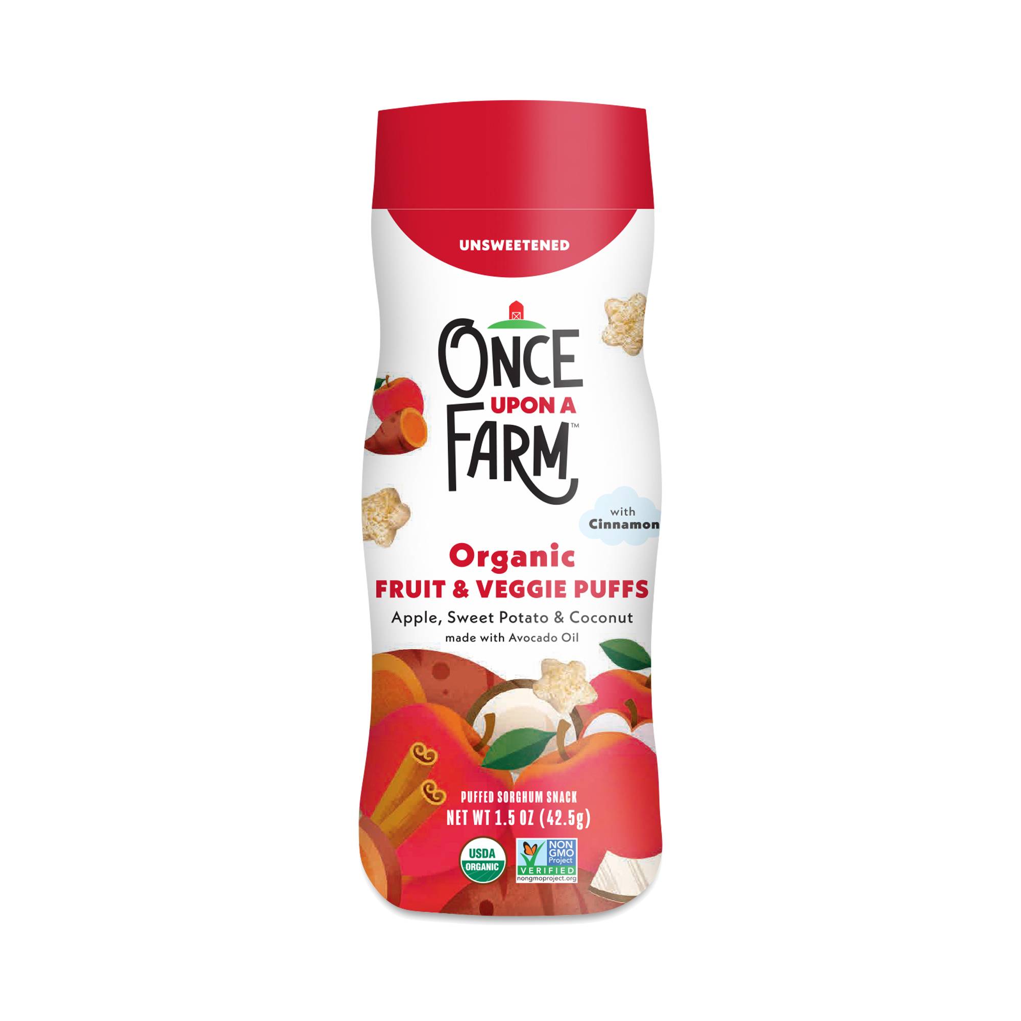 Fruit & Veggie Puffs, Apple, Sweet Potato & Coconut