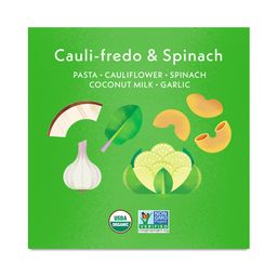 Organic Pasta Meals, Cauli-fredo & Spinach
