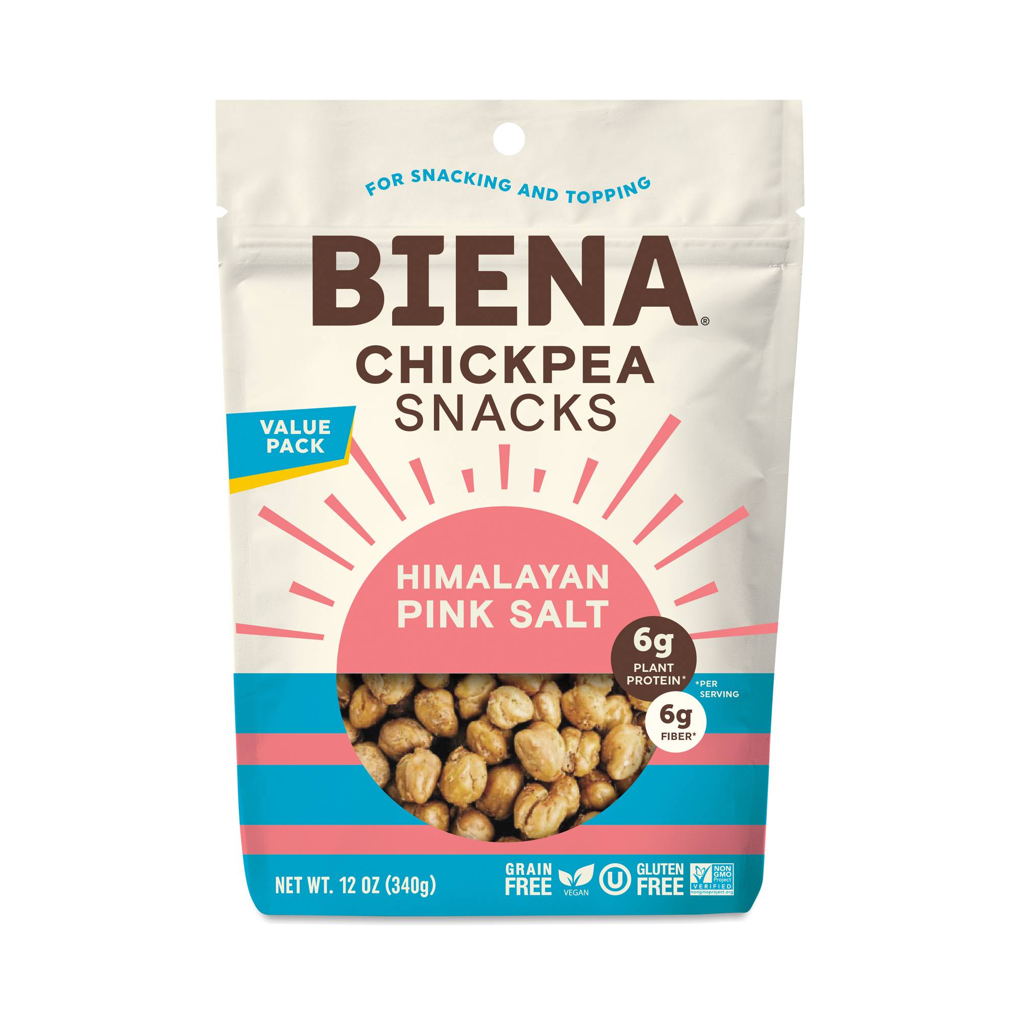 Chickpea Snacks, Himalayan Pink Salt, Value Size