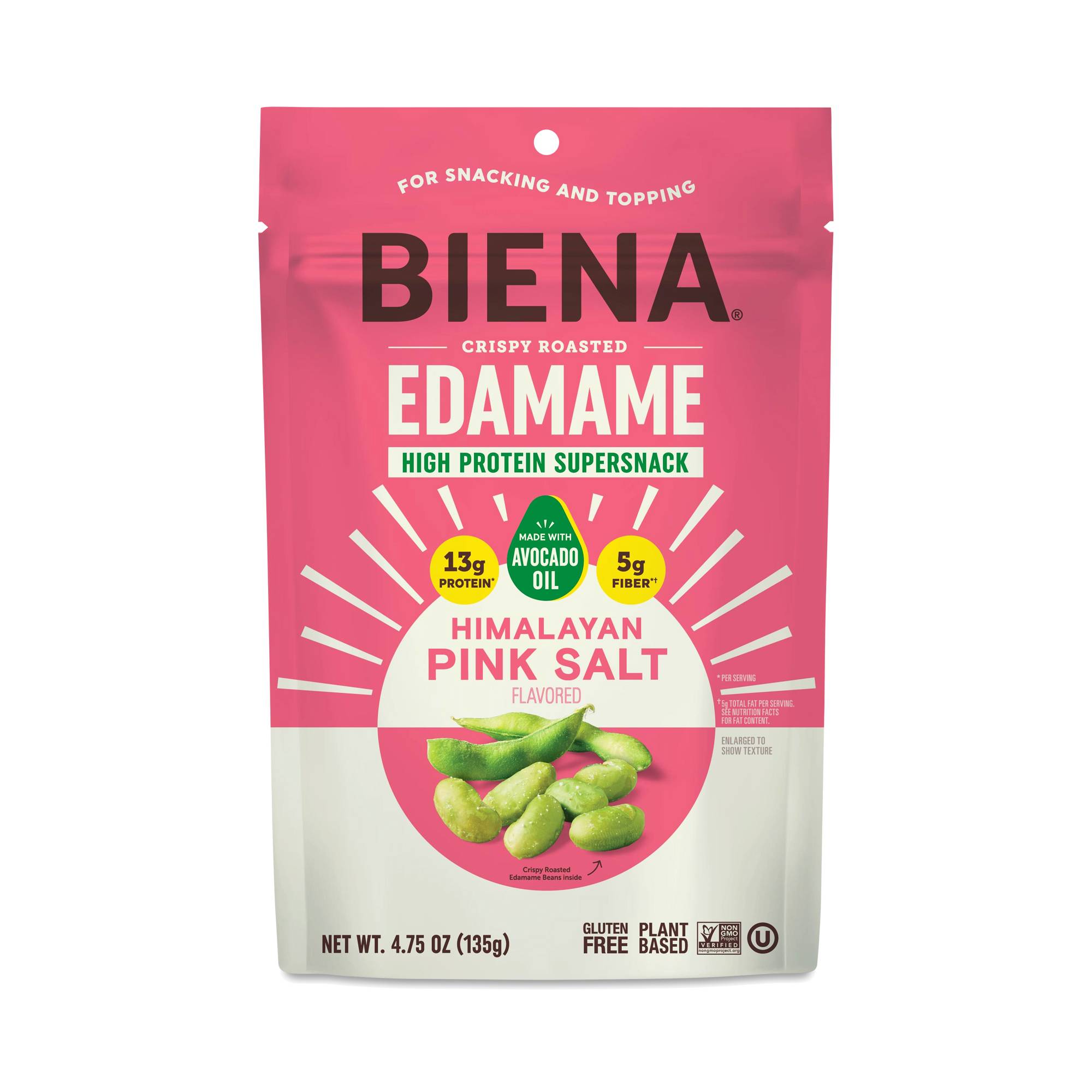 Himalayan Pink Salt Crispy Edamame