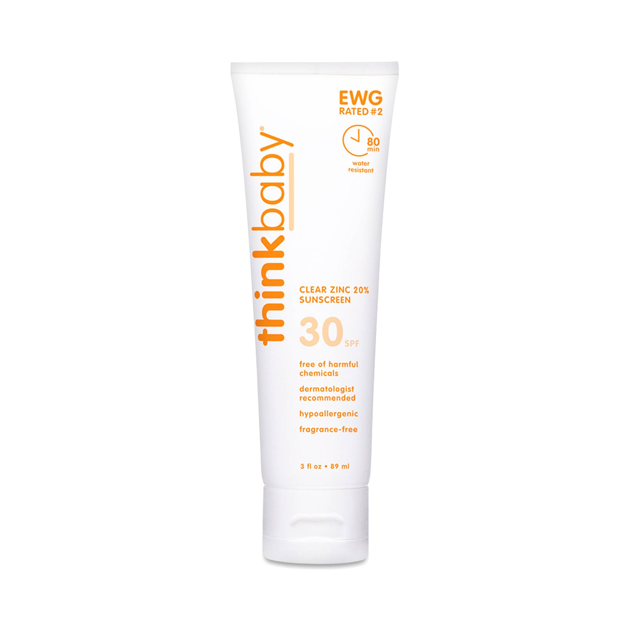 Thinkbaby SPF 30 Clear Zinc Sunscreen